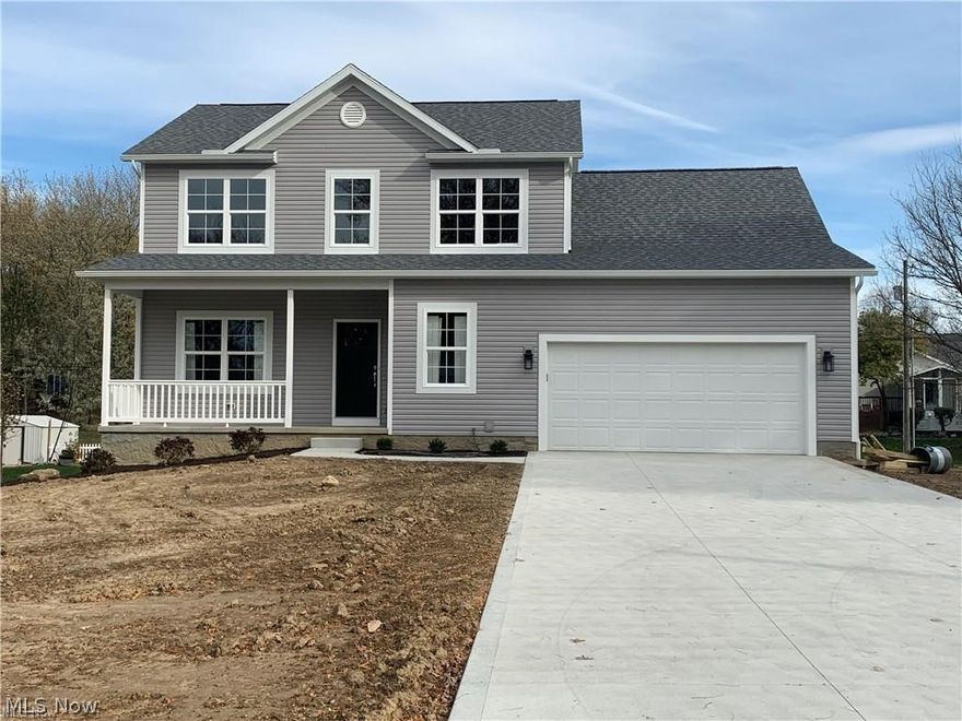 Looking for a gorgeous new build in North Canton School District? This Beautiful 2-story Colonial by Cape Cod Builders is the perfect place to call home. This 3- bed 2.5 bath has 2,150 sq ft of living space. The kitchen has stainless steel appliances, white shaker cabinets, granite counters, tile back splash, a walk-in pantry and an oversized island. The open floor plan features a spacious great room and dining room adding to the home’s charm. Enjoy a cup of coffee on the front porch. Right off the kitchen is a beautiful deck that overlooks the backyard. Schedule your showing today! Yard will be completed by the builder.
