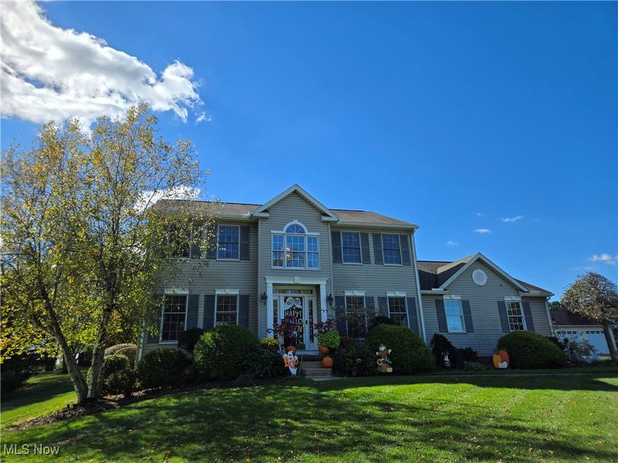 Discover exceptional craftsmanship in this beautifully maintained one-owner home featuring 1,904 square feet of thoughtfully designed living space. The oversized living room showcases a welcoming gas fireplace and flows seamlessly to a rear deck where your morning coffee tastes better and evening conversations linger longer.
The heart of this home lies in its well-appointed kitchen, complete with granite countertops, a functional island, and quality appliances that make meal preparation a joy rather than a chore. Convenience meets practicality with first-floor laundry facilities that eliminate those dreaded trips up and down stairs with heavy baskets.
Three comfortable bedrooms include a primary bedroom retreat featuring a spacious walk-in closet and private full bathroom. With 2.5 bathrooms total, morning routines flow smoothly even during busy weekdays.
Step outside to discover your personal oasis – a large, beautifully landscaped yard enhanced with inviting night lighting that transforms ordinary evenings into magical moments. The rear gazebo, adorned with seasonal plants and flowers, creates the perfect backdrop for relaxation in the hot tub or entertaining guests.
Practical storage needs are well-covered with a three-car attached garage plus an additional detached single-car garage. Security cameras provide added peace of mind.
Located in a desirable neighborhood just minutes from historic Zoar Village and Gardens, this home offers easy highway access while maintaining that coveted small-town charm. Bolivar dry dam and park are nearby for outdoor recreation, while Giant Eagle Supermarket ensures convenient shopping.