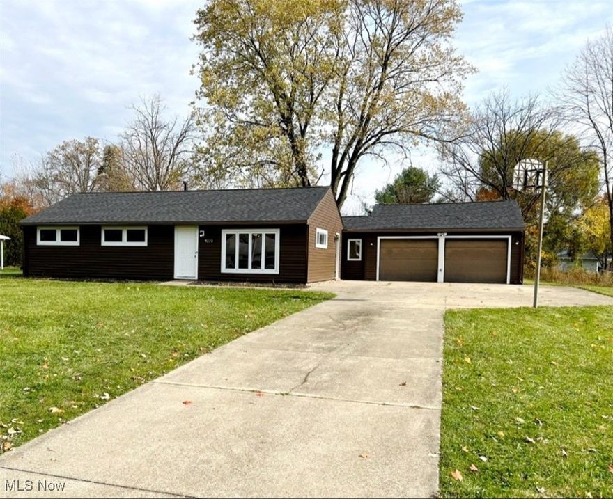 Welcome to your dream home, a charming single-family RANCH with tons of garage space and nestled in the heart of a vibrant community, perfect for all buyers. This beautifully updated home features three bedrooms and one pristine bathroom, offering the ideal blend of comfort and convenience.

As you step inside, you're greeted by a series of stunning upgrades, including a renovated kitchen with new, glistening Quartz countertops with new undermount sink, new Stainless appliances, new soft-close Shaker cabinets with new hardware and new, modern tile backsplash. Gather your loved ones for a meal in this inviting space, or step out onto the back deck to enjoy the serene backyard. 

The updated bathroom sparkles with contemporary fixtures, and the entire house glows with new light fixtures, fresh interior paint, and new flooring throughout, creating a warm and welcoming atmosphere. The highlights don't stop there! The home additionally features a brand new gas furnace, new AC unit, new hot water tank, new roof and some new siding, ensuring your family's comfort throughout the seasons and providing peace of mind.

With a spacious two-car attached garage, as well as a bonus detached garage, this property is not only a sanctuary but also a practical choice for busy families. The shed provides even more storage for your tools and outdoor essentials. 

Convenience is key, and this home's location offers just that. Situated only two miles from Streetsboro High School and less than two miles from the charming downtown Streetsboro, your family will have easy access to schools, shopping, dining, and entertainment. Don't miss the opportunity to make this house your home, where every detail has been carefully curated for your comfort and enjoyment.