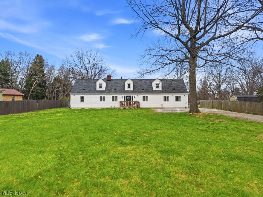 Welcome to 747 Killian Rd in Coventry Township, Ohio—an exceptional property offering 3 bedrooms, 2 full bathrooms, and 1,682 square feet of thoughtfully designed living space on the main level.

This beautifully updated home showcases a modern open-concept layout complemented by charming farmhouse-style exterior details. A spacious primary suite was added in recent years and features a private en-suite bathroom along with a generous walk-in closet.

The attic space above the primary closet provides approximately 1,000 additional square feet, offering abundant storage or the potential to be finished into additional living space. The home is filled with natural light, highlighted by a stunning living room that creates a warm and inviting atmosphere.

Convenience meets functionality with a well-appointed laundry and mudroom located at the rear of the home. Two additional spacious bedrooms and a full bathroom are situated on the opposite side of the home, providing privacy and flexibility.

Outdoor features include a welcoming front deck and a large rear deck, perfect for entertaining or relaxing. The property also includes a storage shed and a detached garage with room for multiple vehicles, offering excellent potential with some updates.

Situated on a generously sized lot, this property provides both space and opportunity. Schedule your private showing today and experience all this home has to offer.