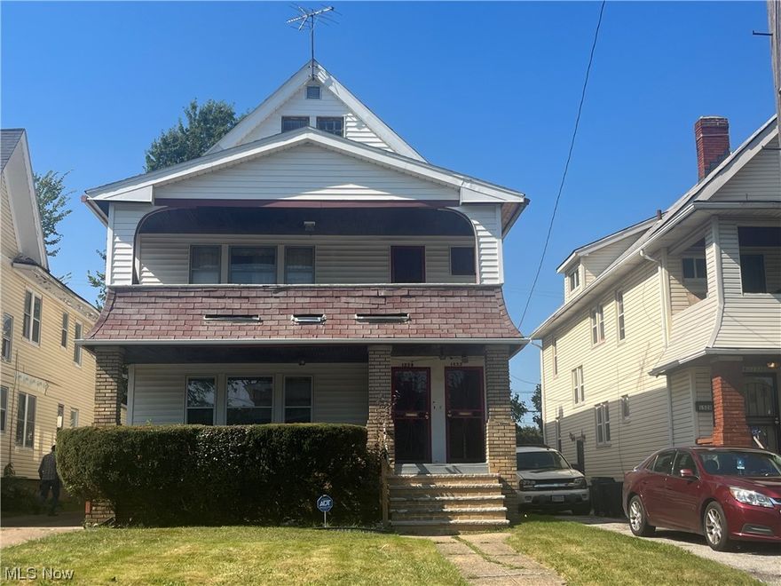 Large 2 family home that has opportunity to make a 3 family home.  Owner has maintained the property and currently 1 unit is rented CMHA $835 a month.  Great opportunity for investors or owner occupants.