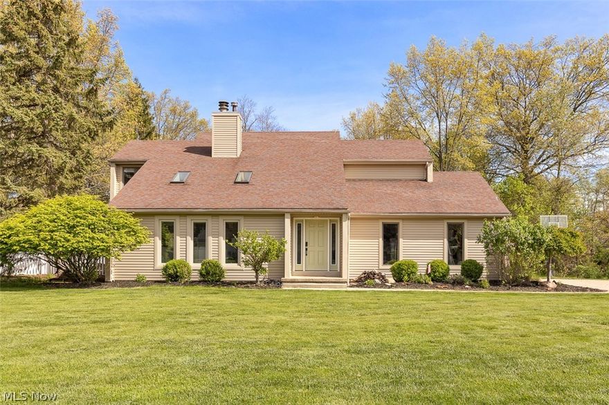 Welcome home to 32290 Orchard Park Dr Avon Lake OH.  This stately colonial has been lovingly cared for and maintained by every single owner who had the pleasure of living here.  Situated on a large (.98) wooded lot that is fully fenced for ultimate privacy, but just one mile to Lake Erie and minutes from shopping and dining in every direction.  The foyer opens to a vaulted great room with built in bookshelves and cubby spaces around the wood burning fireplace.  The floor to ceiling windows, that are brand new, allows for abundant natural light.  From there, you will step into the warm and inviting, yet functional kitchen that features granite countertops, kitchen island, loads of cabinets and 2 year old appliances.  The wall of windows in the kitchen allows for enjoyment of every season and some wildlife.  A slider will take you out back to the newly poured patio that allows for outdoor living.  Also located on the first floor is an office/den and a guest powder room.  The second floor is home to the primary bedroom and bathroom featuring a jetted tub and a walk in shower  The other two bedrooms share another full bath and this entire area just received new carpet.  Finally, in the finished lower level, you will find the laundry room and the famly/game room.  Outside, the home just received new vinyl siding and has an extra parking pad for ease in and out of the 2 car side load garage.  The front door is also new and has side lights to light the way in the evening.  This classic Avon Lake colonial home is a must see!  Conveniently located to all major highways and Cleveland Hopkins Airport.  Finally, Avon Lake City Schools are highly ranked with the high school rated #1 in Lorain County, #8 in the Cleveland Metro area and #25 in OH
Showings to start Friday May 1 at 10:00 am  Open House Saturday May 2 12:00-2:00    Sunday May 3 11:00-1:00
