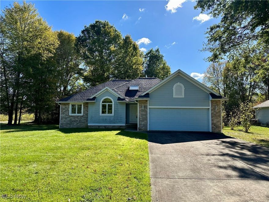 THE OPPORTUNITY OF A LIFETIME! Discover your dream home in this wonderful ranch-style house, perfectly situated on a half-acre corner lot on a serene, dead-end street AND enjoy 23 beautiful acres of land offering a stocked pond, barns, tiny houses and so much more! Step inside the house to find a modern, open floor plan highlighted by a vaulted living room with a brick fireplace and a large dining area with access to the patio and two bay windows that flood the space with natural light. The spacious kitchen, complete with a breakfast bar, offers ample space for meal prep and casual dining. Retreat to the primary bedroom, where you'll find a spacious walk-in closet and an attached bath that feels like a personal spa, featuring skylights, a soaking tub, and a separate shower. Two additional bedrooms, a full bath, and a convenient laundry closet complete the main-level layout. A full basement provides plenty of storage space, while the two-car attached garage keeps vehicles and equipment protected from the elements. BUT WAIT...THERE'S MORE! A LOT MORE! Included in the sale is an extraordinary 23.13-acre parcel currently set up as a permaculture farm. This unique property features a half-acre fully stocked pond, a charming pavilion for gatherings, and a 1,200-square-foot barn crafted from recycled shipping containers to store your ATVs, gear and equipment. With four tiny houses, 15 campsites, a shower house and a cabin previously used as an educational center, it's a ready-made setting for weekend adventures. The choice is yours - continue a successful agritourism business OR make this your own private getaway where you can fish, ride, explore and unwind. Fruit, nut and berry orchards, as well as an annual garden and a gravity-fed irrigation system, ensure your farming endeavors are sustainable and efficient. Whether you're looking to cultivate your green thumb or own a fantastic rural retreat, this is an incredible opportunity.