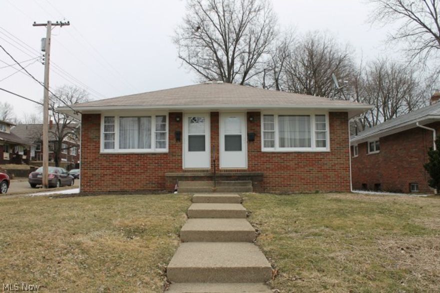 This very nice brick ranch duplex gives you the option of living in one side, renting the other side to help pay most of the mortgage or having a great investment property.  The traditional floor plan for both units delivers a casual living room with carpeting, a large kitchen with pantry and new flooring, a spacious bedroom featuring wood floors & double closets.  Each unit is complete with a full basement providing laundry hook-ups.  Lots of storage and the option to finish an area for rec room, bedroom, etc. and a one car attached garage.  Over $13,000 in a lovely face lift.  Complete list will be inside property.