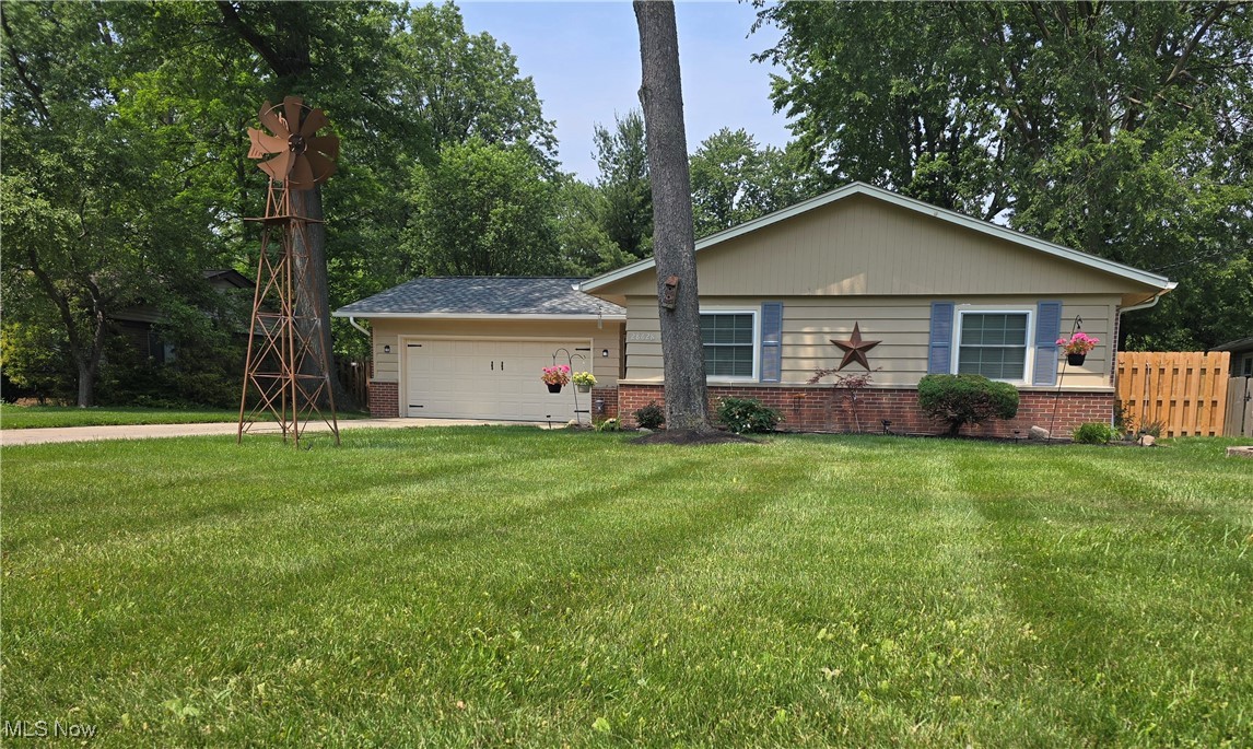 Welcome Home! This meticulously maintained 3-bedroom, 1.5-bath ranch is nestled in the heart of North Olmsted, offering effortless one-floor living at its best. Move right in with peace of mind—this home is packed with updates inside and out! Step inside to a charming and cozy living room, perfect for entertaining or unwinding. It features updated carpeting, a stylish updated ceiling fan, and a custom oversized sliding door that fills the space with natural light and leads to your covered patio overlooking the backyard. The beautifully updated eat-in kitchen shines with brilliant white cabinetry featuring pull-out storage, modern fixtures, luxurious updated quartz countertops, stainless steel appliances, a deep bowl stainless sink, a cozy coffee bar, and high-end LVP flooring.
The spacious primary bedroom offers updated carpet, an updated ceiling fan, and ample closet space. Two additional bedrooms have great space, updated carpeting and fresh paint! The fully updated bathroom includes a refinished tub/shower surround, a sleek updated vanity, and updated LVP flooring. A stylish half-bath and a convenient laundry room with extra storage complete the interior. Step outside to enjoy your covered patio and fully fenced backyard professionally landscaped and maintained, ideal for relaxing, gardening, or entertaining. The attached garage includes an updated garage door with remote access and attic storage. Notable Updates: double-pane windows with warranty (2024), updated roof (2020), updated gutters (2023), updated HVAC system (2022), updated carpeting throughout (2024), updated storm doors (including a pet-friendly one to the backyard) (2025)
updated front fencing (2025), updated gas meter (2024), Fresh paint and trim throughout (2024). Conveniently located near shopping, dining, highway access, Metroparks, and more! Don’t miss this rare opportunity—schedule your tour today before it’s gone!