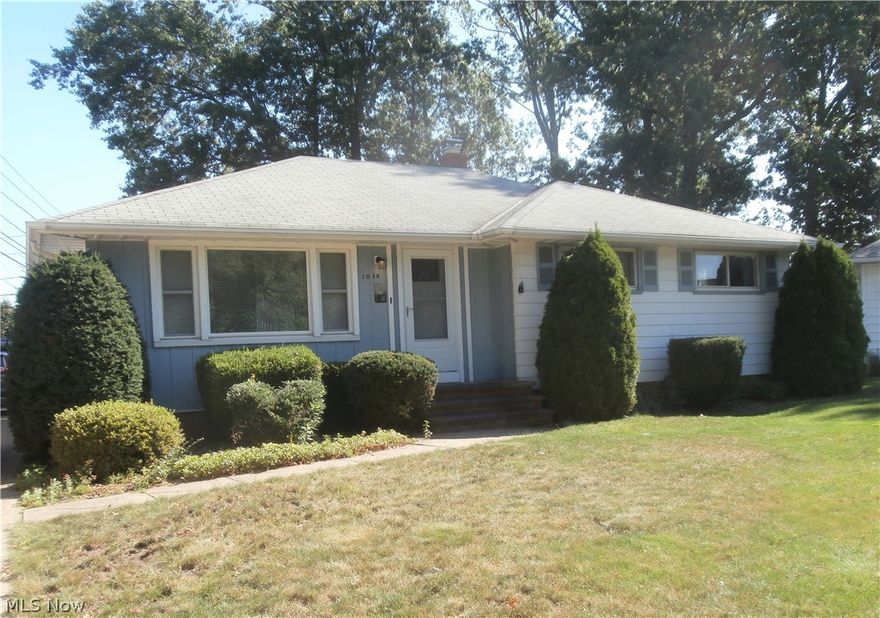 This 3 bedroom 3 bath ranch sits on a cul-de-sac and shows pride of ownership for over 20 years.  The beautiful hardwood floors and large bedrooms will impress you.  The dining area has sliding doors that lead to your private back yard.  The eat- in kitchen comes with range.  The partially finished basement has a 1/2 bath and glass block windows.  There is a 2 car garage.  Wickliffe POS has been ordered.  This beauty is close to parks, schools and freeways.  Make your appointment today.