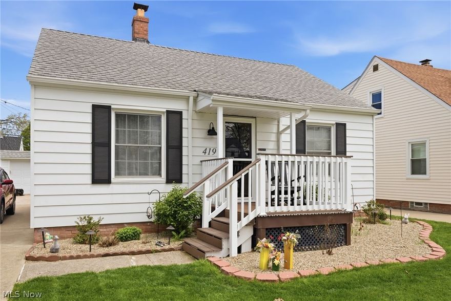 Welcome to this beautifully updated Willowick Home! This move-in-ready home features 2 bedrooms and 1 full bath, along with a bright four-season room and a partially finished basement offering additional living and recreation space.
Recent updates in the past few years include new windows, furnace, central AC, water heater, and updated electrical system. Fresh interior paint, front deck and back patio. Walk-up attic with potential use or storage.
All appliances stay, including refrigerator, stove, microwave, washer, dryer, and dishwasher. Conveniently located near Lake Erie, parks, shopping, and dining. A great opportunity to own an updated home in the heart of Willowick—schedule your showing today! WE WILL HAVE PROFESSIONAL PHOTOS SHORTLY.