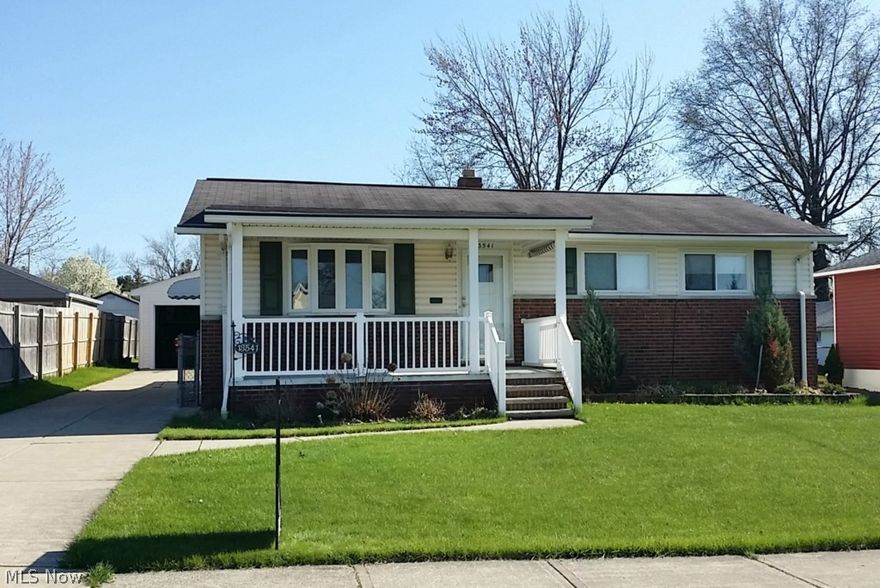 Updated Ranch. Great Condo alternative! Whole Home has been freshly Painted w/New Flooring through out! Large Eat-In Kitchen w/Ceramic Backsplash. Large Bonus Room, w/New Roof & Windows, off of Kitchen which could be a Dining Room or Family Room. Master Bedroom has Carpet & Hardwood w/a Ceiling Fan. Master also has Walk-In Closet & additional closet. 2 other Bedrooms with Hardwood Flooring on 1st Floor. The Fully Finished Basement has an Office, Rec Room & a Full Bath w/Walk-In Shower. Large, Fully Fenced in Back Yard provides lots of space & privacy. Newer Windows, New Siding & Gutters. Home Warranty is offered for your peace of mind.