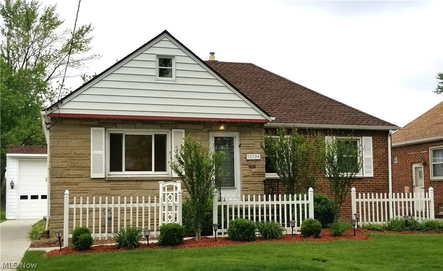 Immaculate 3 Bedroom Brick Ranch with a Charming 4 Season Room off Kitchen! This Super Clean
Home overlooks a ¼ Acre Lot! Huge 1,252 Square Foot Garage with a 14’ High Opening for an RV/Boat
or Car Lifts! 3 Separate Garage Doors! This Garage is an Auto Mechanic or Boat Lover’s Dream! Large
Newer Driveway (2015) with Plenty of Extra Parking too! The Eat-In Kitchen offers a Frig – 2018,
Dishwasher – 2018 & Range – All to Stay! The Living Room boasts a Gas Fireplace, Carpet and
Hardwood Flooring underneath! All bedrooms offer ceiling fans and hardwood floors too! There are some Newer Vinyl Windows thruout! Basement has a Large Finished Rec Room, Glass Block Windows, Workshop and Laundry Area! Washer and Dryer both Stay! There is a
Beautiful Updated Full Bathroom and a Cedar Closet in the lower level also! Lots & Lots of Storage can
be found in this Home! The Walk-Up Attic can be turned into a 4th Bedroom or Additional Living Suite!
Newer Roof on House & Garage (complete Tear Off)