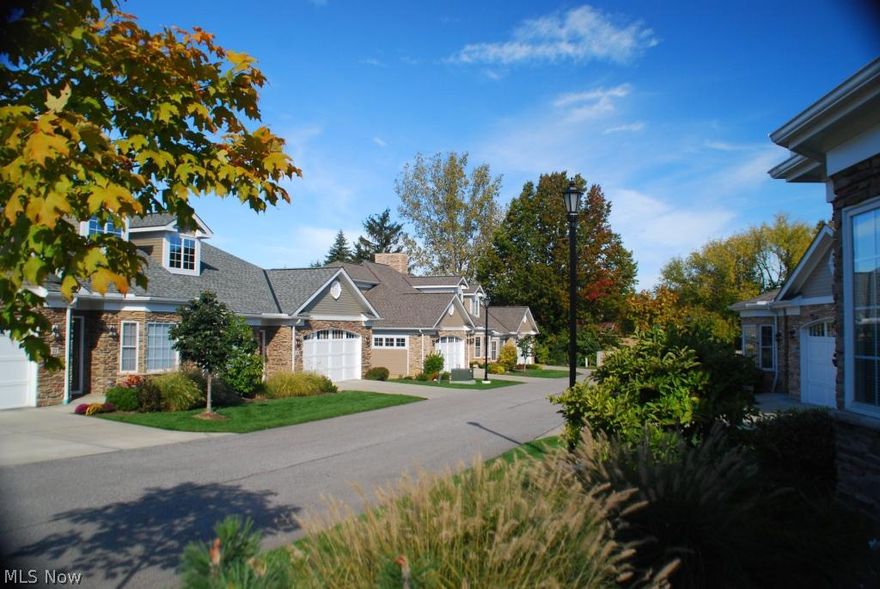 Builder’s model available for purchase in the Hamlets of Rocky River.  The Abbington, a fabulous ranch style home, offers today’s most sought-after features, a smart floor plan, and convenient location.  3 bedrooms, 2 baths, office nook, spacious kitchen, great room and dining area with direct access to a private patio.  Special features include:  hardwood floors, granite countertops, stainless appliances, luxury master suite with private bath and walk in closet, nickel-plated fixtures, and oversized windows with transoms.  Enjoy the ease and comfort of one floor living and a low maintenance lifestyle.  Call Colleen today!