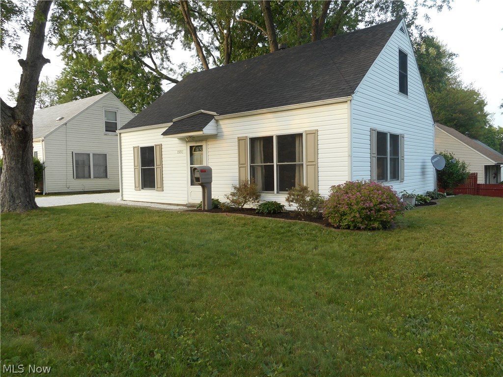 Spotless and super nice! Freshly painted and charming 3 bedroom Cape with dining room near schools and park. Updated, spacious kitchen with plenty of maple cabinets and counter space with pantry (appliances convey). Very nice updated bathroom. Outdoors is nicely manicured with shed and patio. Updates include: roof, dishwasher, stove and garbage disposal (2015), water heater (2012), air conditioning, windows, siding and maple kitchen cabinets (2000-2001) and furnace (1998),
