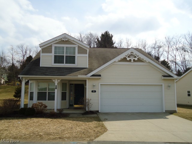 Are you looking for a convenient lifestyle with carefree living? This is the place! This LIKE NEW(built 2005)home features loads of upgrades throughout. The 1st floor Master Suite features vaulted ceilings and a gas fireplace. The Master Bath offers a soaking tub and separate shower. The fully applianced Kitchen is large and open with tile flooring and lots of cabinets! Freshly painted interior, large Great Room overlooking wooded area, vaulted ceilings, 1st floor Laundry, 2 car attached Garage & more!