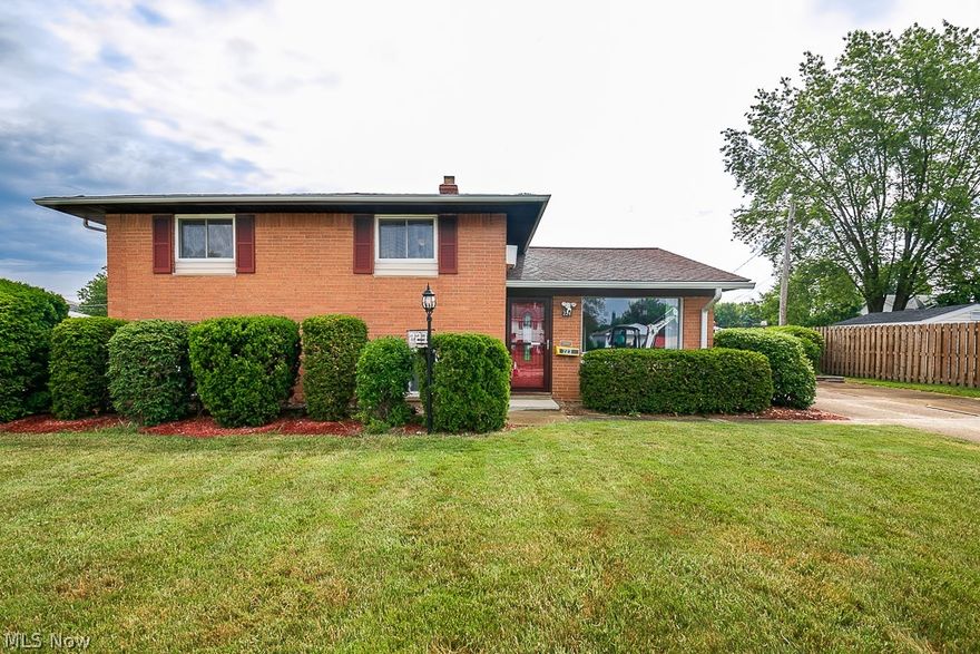 Welcome home to this UPDATED 3 bedroom, 2 full bath brick home in Eastlake! 
Inviting living room flows right into the dining room for the perfect entertaining space. There are even sliders off of the dining room to the lovely 3 seasons porch off the back of the house with newer carpeting. Eat in kitchen has ample cabinetry and counter space. Upstairs you will find 3 spacious bedrooms including the master and a full bath. All bedroom hard wood flooring has been refinished. Lower level features a NEWLY finished recreation room, BRAND NEW FULL BATH, storage room and utility room.  
Newer whole house generator. 2 Car detached heated garage with pull down access to loft, cabinetry and workbench! Perfect sized fenced-in yard with plenty of room to play and a new (2019) Irrigation System! Wide driveway with 3 extra spaces. Enjoy the patio with gas grill that stays! Brand new Boiler/Hot Water Tank, newer roof! This one won't last!