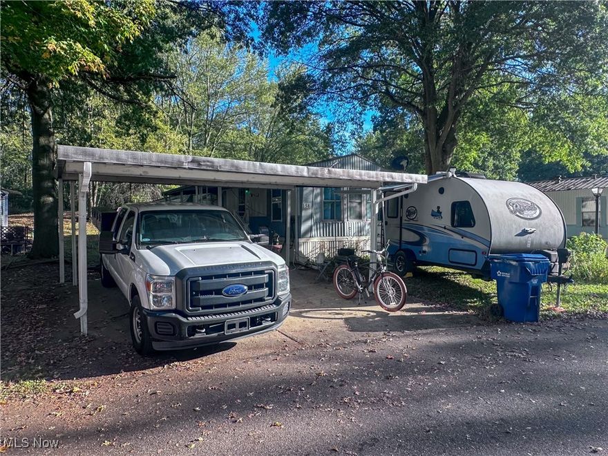 Welcome home to this move in ready 2 bedroom, 1.5 bathroom 1985 Skyline mobile home nestled in the peaceful Guilford Lake Estate Park just outside Lisbon. This home features a spacious eat-in kitchen with ample counter space and cabinetry with an open concept layout including vaulted ceilings for a roomy, comfortable feel. There are two attached decks perfect for relaxing and enjoying the quiet surroundings. Newer flooring and appliances are included throughout the home. Shed included on the lot for outside storage. All this located just a short walk from Guilford Lake State Park, offering plenty of outdoor activities.