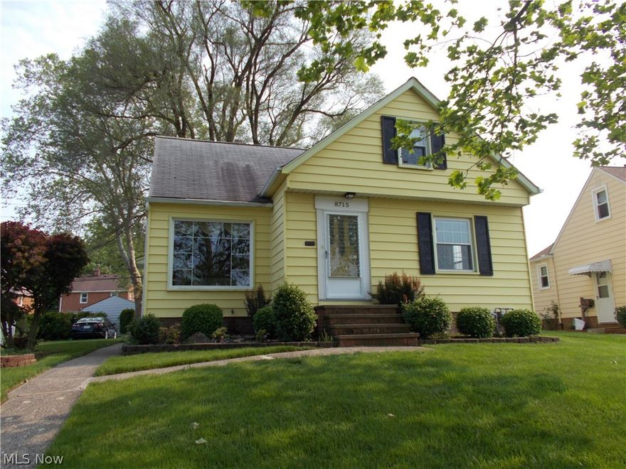 ONE OWNER HOME!  Since 1953, graciously loved by one family, well maintained and ready after over six decades for its second owner.  Adorable and spacious Cape Cod in wonderful Brooklyn OH, this three bedroom home has an adorable, well landscaped yard with nice privacy in the back and a rare, large, four season sun/family room on the back.  Eat-in kitchen complete with all appliances flows into the formal DR with corner cabinet built-ins and glass upper doors.  Nice size living room off the front foyer.  Two bedrooms and one full bath on the first floor with another sizable third BR with ample closet space and tons of additional attic storage on second.  Finished recreation room with bar and built-in speaker system in the basement for perfect extra play area or entertaining space.  Second full bathroom in the lower level.  Beautiful hardwood underneath all of the 1st floor carpeting.  Vinyl replacement windows as well!  Hurry up and this one!!!  Welcome Home!