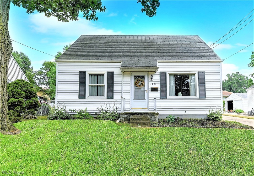 *Firestone Park Cape Cod In A Wonderful Area With Well Maintained Surrounding Homes! *1,450 Square Feet Include: 4 Bedrooms, 1 Bathroom, Detached Garage With Opener & Partial Finished Basement *Long Concrete Driveway & COVERED Back PATIO To Sit In Your Own Back Yard & Relax! *NEW CARRIER FURNACE <5 Yrs. Old *Most WINDOWS Have Been Replaced W/Newer Vinyl *Living Rm W/Natural Hardwood Floors & Double Windows *2 Deep Hallway Linen/Storage Closets *All Bdrms 1st Floor Have Ceiling Fans *One 1st Floor Bedroom Sits By Itself While Bdrm #2 & 3 Are Adjoined! They Can Be Closed Off W/A Sliding Barn Door Or Left As Is! Would Make Great Rooms For Siblings, Yourself And A Little One OR Another Option Is To Use Both Rooms As A Large First Floor Master Suite! Bdrm/Office Combo Or Bdrm/Dressing Rm Combo - You Decide! *The Full Bathroom Is Spotless With Ceramic Tile Flooring, White Built In Cabinets, American Standard Toilet, Behind Mirror Storage, SS Faucet, Tub W/Handheld Showerhead, Safety Bathtub-