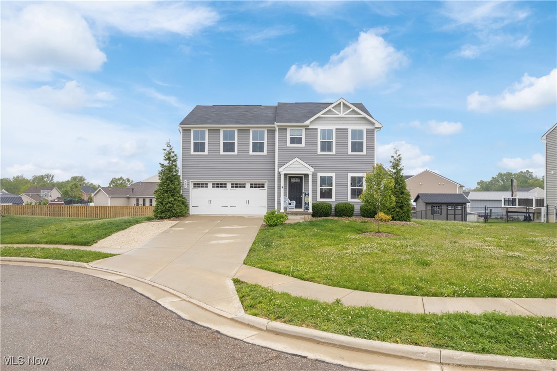 Welcome to the neighborhood! This home is placed nicely at the end of a culdesac and boasts tons of curb appeal.
You will appreciate the open layout, as well as four large bedrooms, 2.5 baths, and a bonus office on the first floor. All bedrooms also have generous closets, and home features second floor laundry.
Home also sits on nearly a quarter acre lot, features privacy and convenience. The large open basement could be easily finished to offer additional space. Don't miss this perfect opportunity in Tuslaw school district.