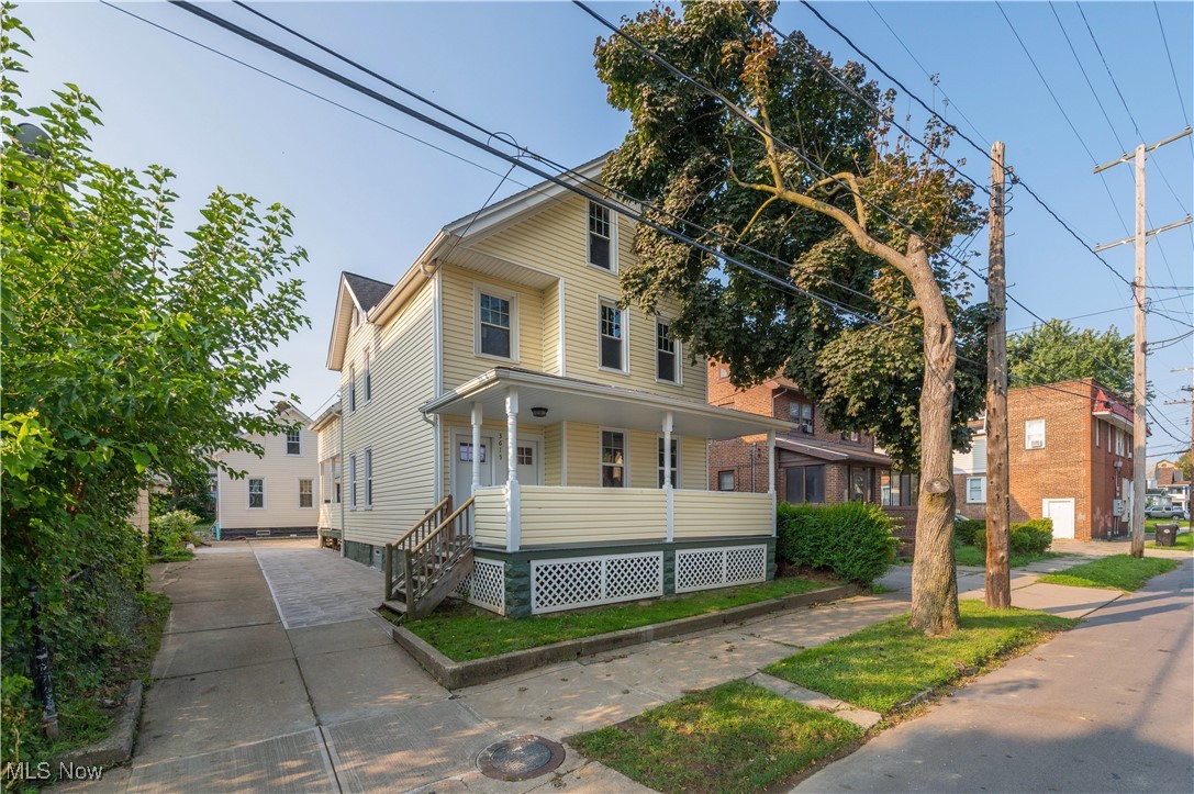 Welcome to 3615 Trent Avenue in Cleveland, a fully updated triplex offering both space and opportunity. This listing offers two buildings - a single unit to the back of the property and the front house offering both a downstairs unit and an upstairs unit. With 7 bedrooms and 3 bathrooms across the three units, this property is ideal for investors seeking rental income or for those looking to create a multi-generational living arrangement. Each unit has been thoughtfully refreshed with updated kitchens, frensh paint, and new vinyl flooring, while the rear house features a cozy carpeting and bright white walls for a comfortable, modern feel. Recent updates provide peace of mind, including a brand-new hot water tank (2024) and a new roof on the rear house (2024). Bedrooms throughout are nicely sized, giving tenants or family members plenty of space. The triplex is fully move-in ready, making it a low-stress investment option. Outdoors, the property offers simple curb appeal and a practical layout that enhances livability. Whether you're looking to expand your rental portfolio, offset your mortgage by living in one unit and renting the others, or bring a large family together under one property, 3615 Trent Avenue delivers. With its fresh updates, spacious interiors, and solid mechanicals, this is a rare Cleveland find with excellent income and lifestyle potential.