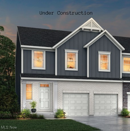 The Libby by Drees Homes at The Ledges in Broadview Heights! This thoughtfully designed end-unit townhome blends the spacious feel of a single family home with low maintenance living in a quiet, tree lined community. Set on a large, private yard backing to mature trees, this home features an inviting two story family room filled with natural light and anchored by a cozy fireplace. The open concept main level showcases a chef-inspired kitchen with luxury vinyl plank flooring all designed with style and functionality in mind. Upstairs, the owner’s suite offers a tranquil retreat with a large walk in closet and tile shower. Two additional bedrooms, a full bath, and a convenient second floor laundry provides convenience. An unfinished basement offers room to grow or extra storage, while the covered rear porch is perfect for outdoor relaxation. Located in a small community on a quiet dead end street with low $150/month HOA fees, this home offers unbeatable access to I-77 and I-71 just minutes from shopping, dining, and everything the area has to offer. Estimated completion: October/November 2025. Experience the superior quality, design, and flexibility of Drees Homes.