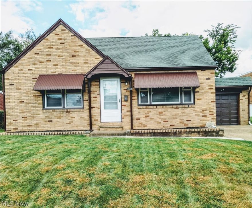 Lovely Bungalow located in a great location near Avondale.  UPDATED:  Kitchen, bathrooms, flooring, windows, dishwasher, patio & sidewalk.  New carpet & paint a year ago! NEW Garage door, front door & side door!  NEW large front window 2019! NEW upgraded window blinds 2018! There is an additional bedroom in the basement that can be used for play room or man cave!  Glass block windows in basement.  Privacy fence in backyard!  
Convenient to I-77.  Located only miles from Belden Village!  Great for downsizing or new family!
MOVE IN READY