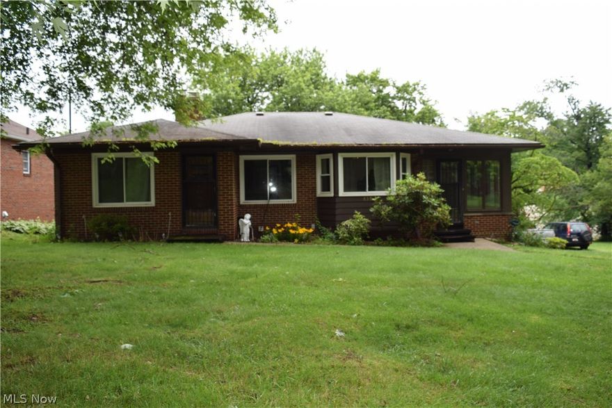 Welcome home to 639 E. Baird Avenue. All brick 3 bedroom, 1 bath ranch with partially finished walk-out basement. New carpeting in living room and bedrooms (4 years). 1st Floor laundry. Kitchen updated with white cabinets and stainless steel appliances. Formal dining room. Family room in basement with newer carpet (2 years). Sun room for relaxing. Newer vinyl windows in front of house, older windows in back of house.