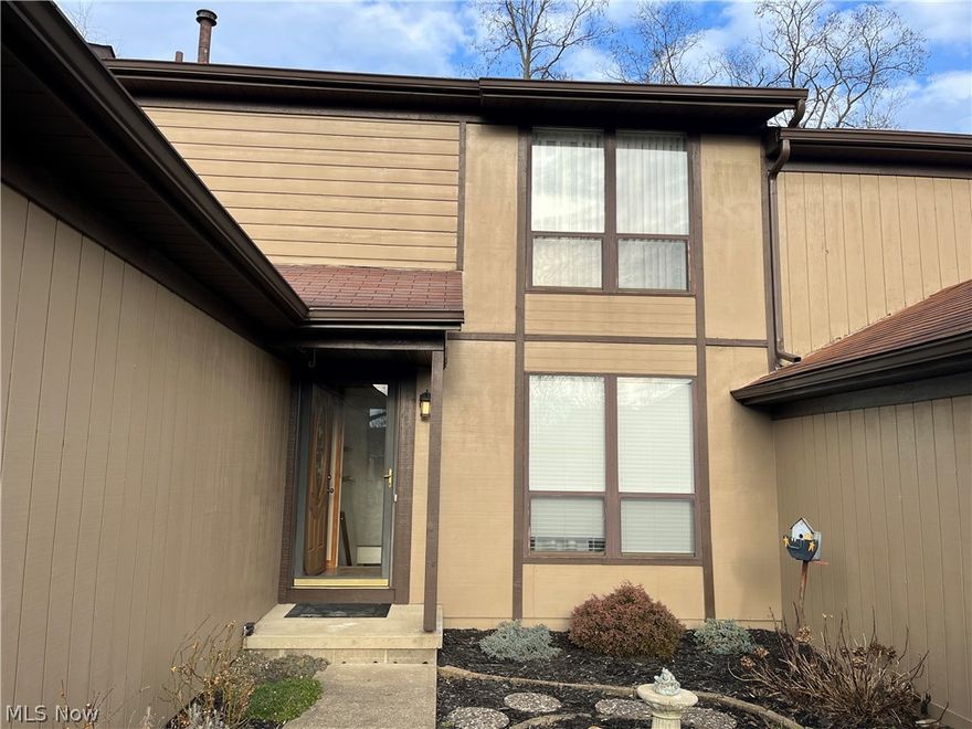 Don't miss the opportunity to own this townhouse on the north end of Zanesville close to many restaurants, shopping and hospital. This location is under 10 minutes from I-70 access and SR-16 for easy commutes to work. The main floor offers a nice living space, half bath, kitchen and dining area with walk out to a patio area. The upstairs has the two bedrooms and full bath. The basement area has potential for more living space and offers three separate rooms. This unit is a middle unit to help reduce utility cost during the winter months.
