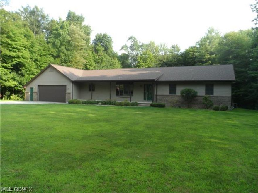 This custom one owner home features quality you've been looking for. This home has 2 by 6 construction, oversized rooms, 3 bedrooms 2 1/2 baths. The open floor plan allows family designed living. The first floor laundry, enclosed porch and large shop (24 x 12) with garage doors are the extra features you have been looking for. Enjoy this private 1 1/2 acre property from the luxury of the new deck and heated above ground pool. The gas heater for the pool was just installed. The roof was replaced two years ago. The basement is large and studded and ready to be finished 200 amp service and two electrical boxes show the attention to detail this home has.