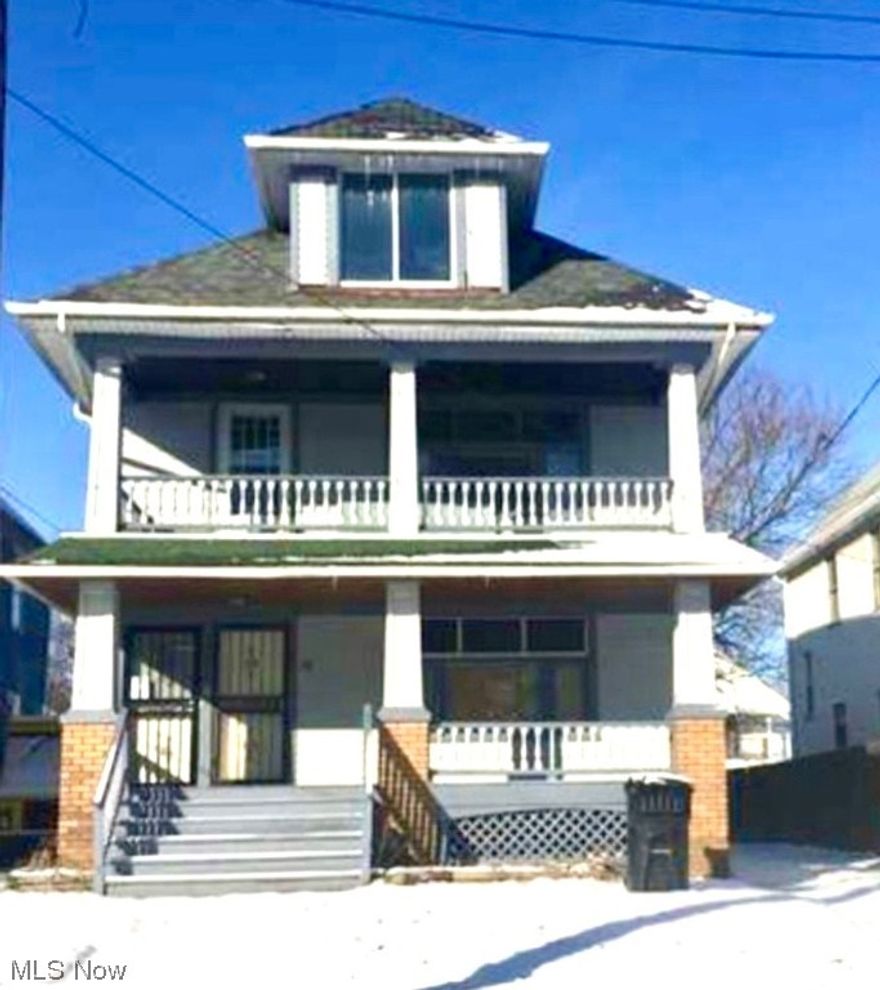 Investment opportunity awaits in this remodeled triple on West 98th. This income producing property has been updated throughout.  New roof, paint, flooring, cabinetry.  First and second units are currently occupied.  Third floor studio is vacant and ready for occupancy.