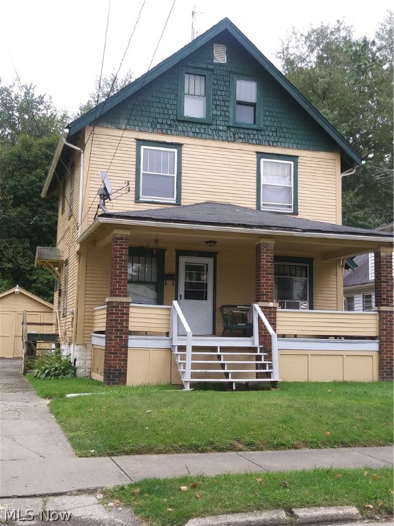 Converted duplex on dead end street close to YSU & Downtown. The one bedroom 1st floor unit has a long term section 8/YMHA tenant that has just been approved for another year! YMHA pay $245 & Tenant pays $113. The 2nd floor is vacant. Seperate gas & electric. Owner pays Water bill which includes Sewer and Trash collection.