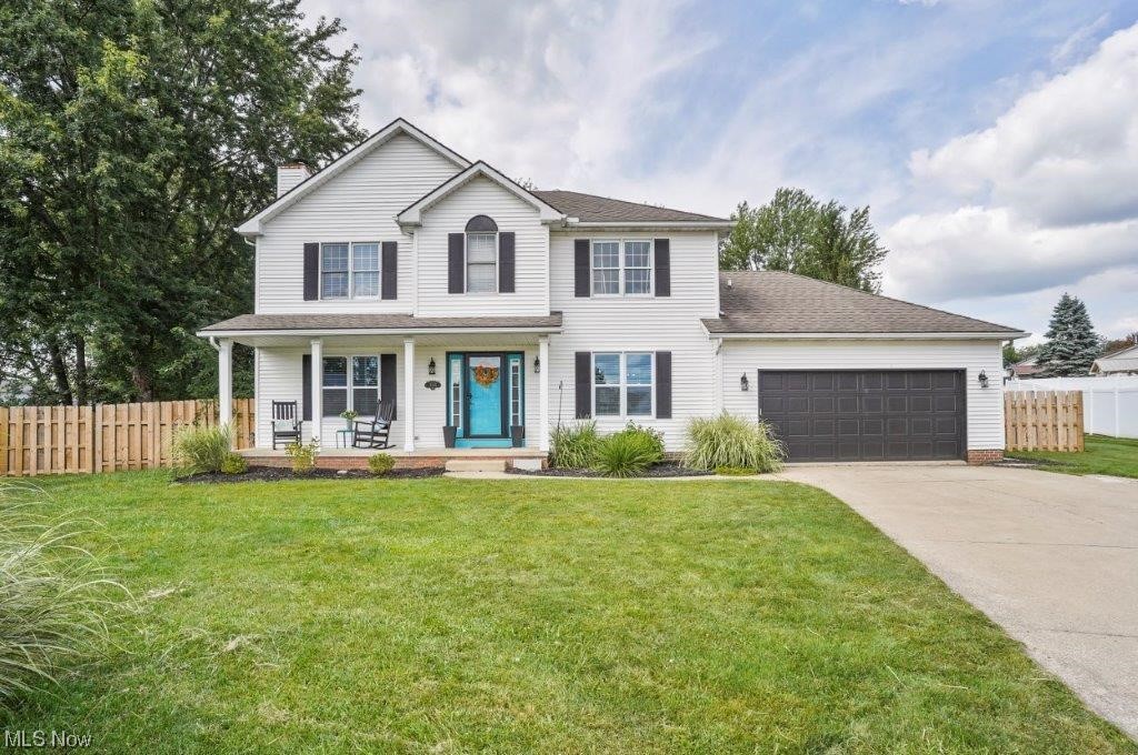 Home Sweet Home! Nicely situated on a cul de sac. Walk inside and fall in love! This beautiful center hall colonial features 4 bedrooms and 2.5 baths. The
finished basement is a great place for hanging out or entertaining. On the main level you will find an eat in kitchen, dining room, living room and laundry! Outside you will love the fenced in yard with a deck and a pool! This home is so warm and inviting you will want to see it right away! Call your favorite real estate professional and schedule your private showing today!