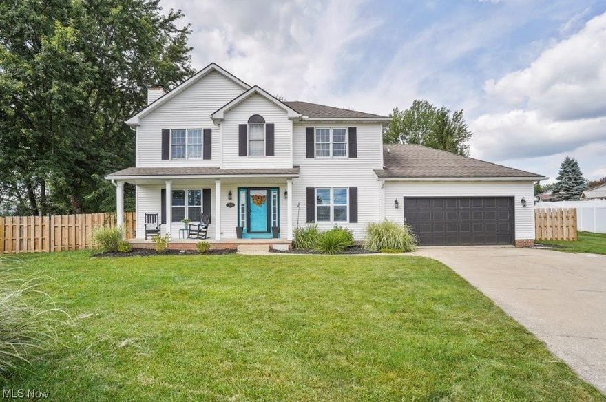 Home Sweet Home! Nicely situated on a cul de sac. Walk inside and fall in love! This beautiful center hall colonial features 4 bedrooms and 2.5 baths. The
finished basement is a great place for hanging out or entertaining. On the main level you will find an eat in kitchen, dining room, living room and laundry! Outside you will love the fenced in yard with a deck and a pool! This home is so warm and inviting you will want to see it right away! Call your favorite real estate professional and schedule your private showing today!