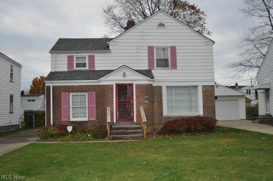 Great Cleveland Colonial available now. This house is in great condition. Both the kitchen and bathroom have been renovated. Fresh paint and carpet throughout the house. Stay warm this winter curled up next to your gas fireplace in the living room while enjoying a steaming cup of hot chocolate. The partially finished, dry basement is perfect for entertaining. New hot water tank (2011) and new furnace (2013). Updated electrical. Glass block windows in basement keep the temperature perfect. Attached garage. Enjoy the deck and large back yard all summer - perfect for entertaining. Lots of storage space - the second bedroom has double closets. This home can be purchased as a package deal with the conjoining next door house (MLS #3668332). Ideal for an owner occupant looking for a near by rental or for families looking to live conveniently close to one another. Call to schedule your appointment today!