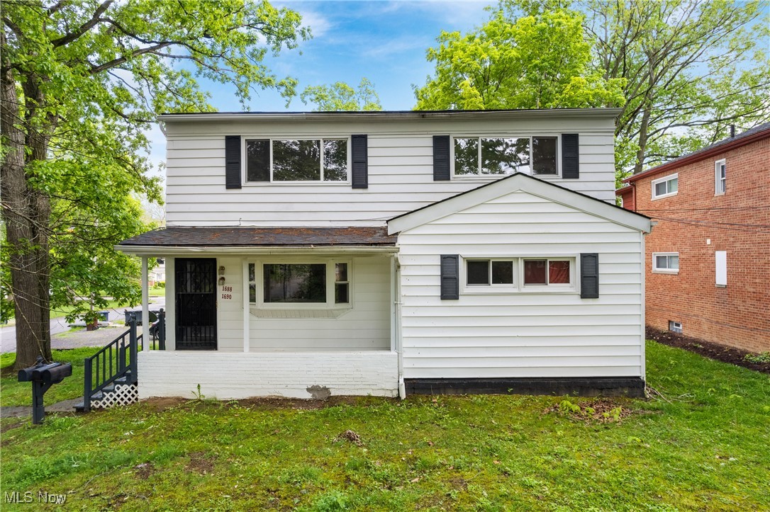 This is an excellent opportunity to add to your rent portfolio! Located on a large corner lot with two car garage in sought after West Akron. Unit #1, 3 Bedroom, #2 2Bedroom, # 3, 1 Bedroom efficiency (non Conforming ). Updates include: Unit 1 and efficiency, new furnaces 2020. The furnace was replaced for the 2nd floor unit in 2022. 1st floor - installed new vinyl 12 mil throughout the entire unit. Refinished the tub and tile in the bathroom and installed a new vanity and a quality faucet. Installed a new shower head and replaced the entire ceiling. Installed a new LED light in the bathroom. Installed pvc instead of copper under the second unit bathroom. Repainted an off white eggshell paint. Filled in holes and install some new trim. 2nd floor - installed new carpet with empire today. 5 year warranty on the carpet worth up to ~$4100. Painted/filled in holes. Schedule your showing today!