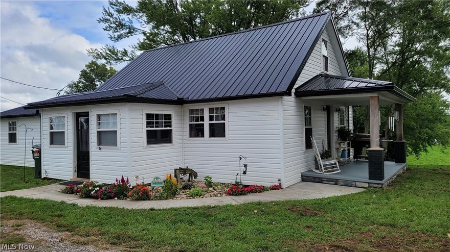 This 3 bedroom 2 full bath has so much to offer! All new updates in 2019 which includes siding and metal roof on the outside and new furnace and CA. All new electric and plumbing, new hot water tank. All this home needs is a new owner that has been wanting alittle piece of the country. Beautiful 1 acre setting. Huge deck offers a peaceful evening setting for cookouts and relaxation!