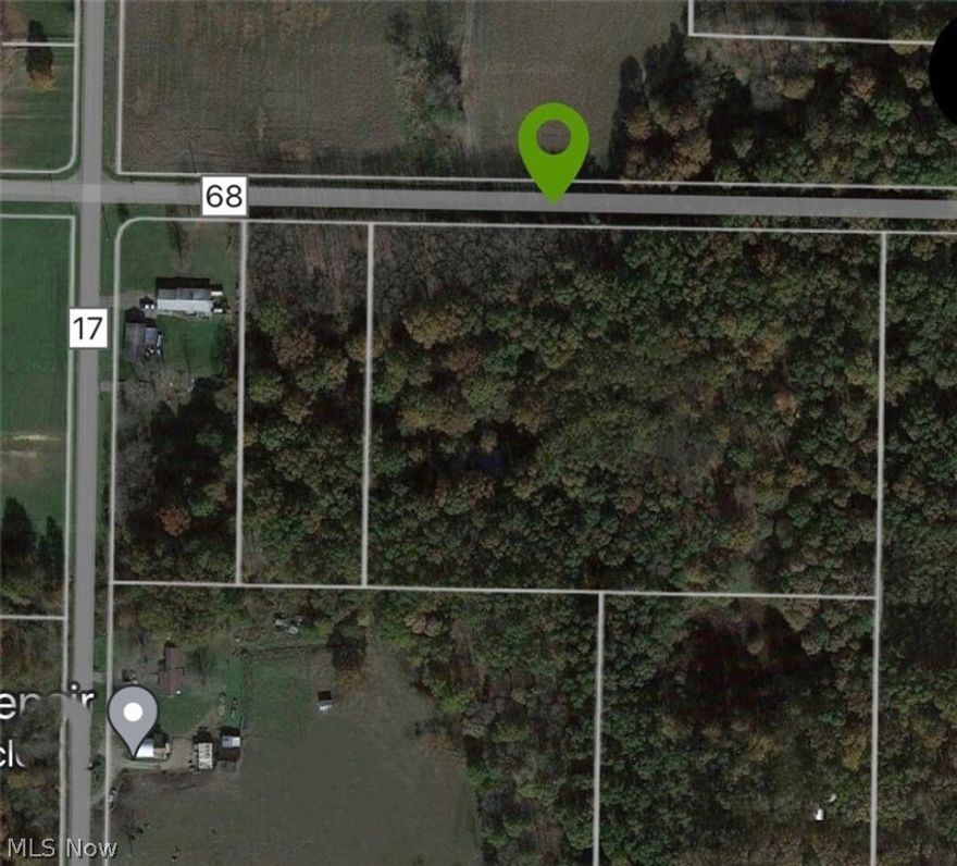 HERE IS A PEACEFUL 8 ACRES OF LAND SITUATED IN A WOODED, RURAL, RESIDENTIAL AREA.  A HUNTER'S DREAM WITH PLENTY OF MATURE TREES AND FOLIAGE, DEER RUBS WITH A POND INCLUDED.  OR  PLAN THE HOME OF YOUR DREAMS!  CALL MAHONING COUNTY FOR SEPTIC INFORMATION.
