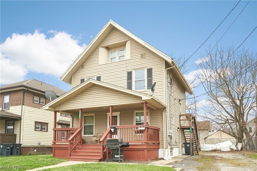 Investor opportunity with immediate income potential! This duplex features a long-term tenant of 17 years in the lower unit (1 bed, 1 bath) who is reliable and even willing to assist with yard maintenance. The upper unit (2 bed, 1 bath) is currently vacant and recently updated, offering the perfect opportunity to set market rent or owner-occupy.

Exterior improvements include fresh paint, updated siding, roof, and a refreshed deck. The property also offers a large driveway and ample parking area—ideal for tenants or multi-vehicle households.

Ideally located with convenient access to University of Akron, major highways, shopping, dining, and everyday amenities—making it highly attractive for tenants and future occupants alike.

Whether you're looking to expand your portfolio or live in one unit while renting the other, this property checks the boxes. Potential to convert back to a spacious 4-bedroom, 2-bath single-family home adds even more flexibility and value.