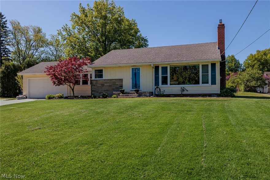 Nicely situated ranch in Westlake. Located not far from all the local amenities Westlake has to offer, while being only a few minutes from I-90 to get downtown. This home has been well cared for and is ready for it's new owner. The home sits on a large lot that has a newer driveway that includes a turn around out front and also additional parking for guests in the back with room to turn around there. In the home, you'll find a large living room with a huge set of windows to give plenty of natural light, wood floors, and a wood burning fire place. Off of the living room is the kitchen with maple cabinets and a breakfast bar that doubles as a pass through to the living room. Finishing off the main floor is bedrooms including a large master bedroom and full bath. In the lower level is a large rec room, flex room, half bath, and laundry room that has plenty of room and built in cabinets for storage. Connecting the house to the garage is a breezeway/ sunroom to relax on during the cooler evenings in the summer and fall. The garage has plenty of space for vehicles and also comes with a door on the rear of the garage. Outside you'll find a large back yard with a pool and shed. Updates include new stove, front stoop fully replaced, and new garage door.