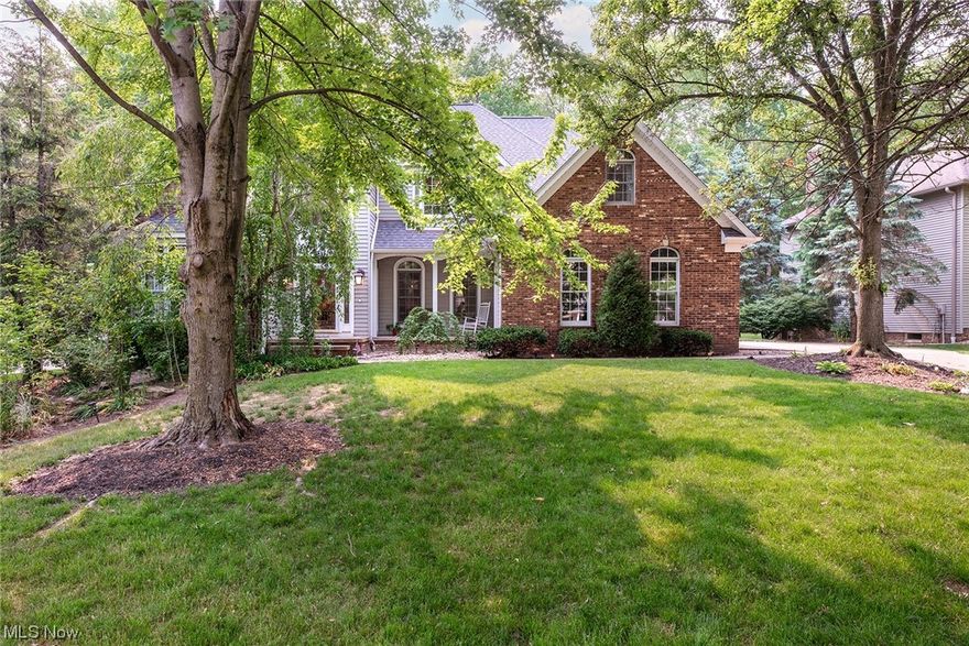 Enter through the grand two-story foyer and fall in love with the soaring ceilings and open floorplan found in this 4-bedroom, 3.5-bathroom colonial in Lakes of Aurora! The main floor boasts a home office, dining room, large kitchen, vaulted morning room, two-story great room with a fireplace, first-floor owners suite, powder room, and access to the back deck and wonderfully wooded yard beyond! Venture up the dual sided staircase, you will find three additional bedrooms; two of which share a jack-and-jill bath, and the third bedroom offers a private full bath and walk-in closet! The lower level is ready to become anything you need it to be, just bring your ideas! Newer roof and HVAC. Do not miss the opportunity to make this house your home!
