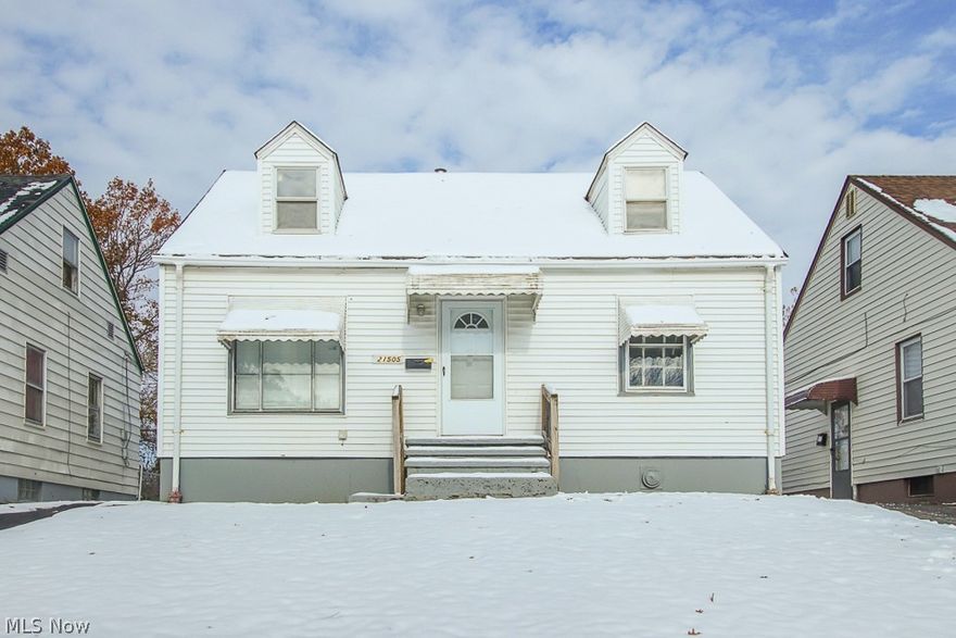 21505 Watson Rd, Maple Hts - 3 Bed 1 Bath Single Family Home!

$875 Rent / $875 Deposit
$20 application fee per adult
PETS OK
NO CMHA / NO SMOKING
1 time $49 non-refundable set up fee paid at lease signing

All applicants are required to fill out a PetScreening application, found on our website directly on the application before being processed. Even if you have NO pets - this application must be filled out. One time, non-refundable pet fee of $200-300 per animal applies to all pets & must be paid prior to or when you pay your first month rent. (No fee for qualified assistance animals).

This lovely cape cod is a great find you won’t want to pass on! It features a living room with large front window, an eat-in kitchen with plenty of cupboard space, 2 bedrooms and a full bath all on the main floor. There is also a large 3rd bedroom on the dormer floor, a full basement with plenty of room for storage, a work space and laundry area with washer/dryer hookups and a detached single