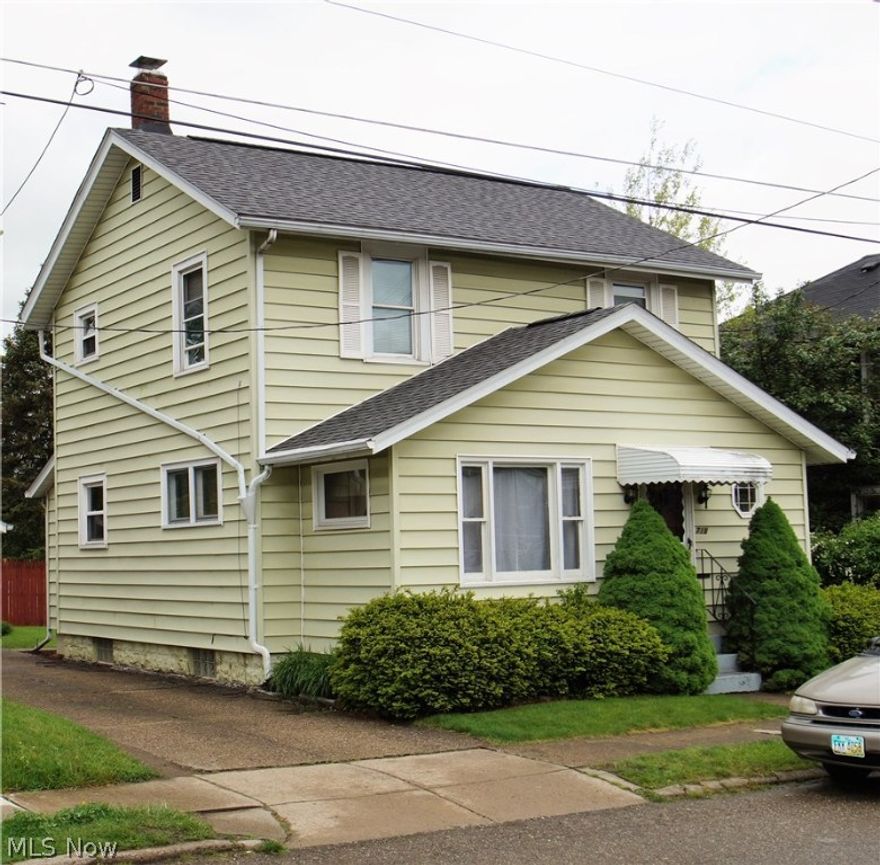 Great starter home or Investment property.  This is a large home for a great price.  Features of this home are the oversized living room, partially finished basement, beautiful woodwork, potential fourth bedroom in basement.  Home has had the following updates done in the past 5 years: roof, dishwasher, sink/faucet, disposal, and carpet.