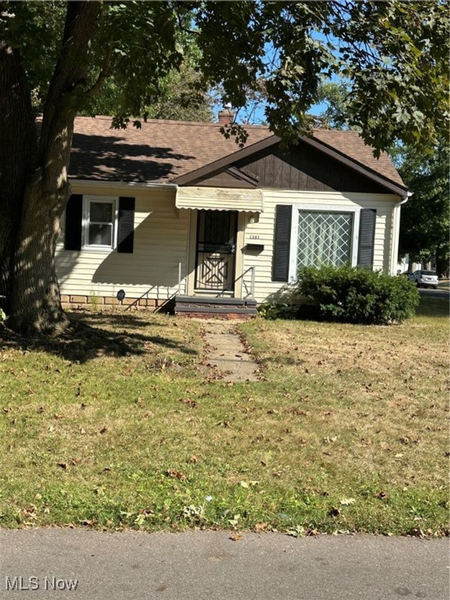 Waiting for you to come and see this 2-bedroom, 1-bathroom Ranch located in West Akron. This is a move-in-ready home with new carpet in the living room and both first floor bedrooms. The kitchen has new vinyl flooring and along with the bathroom and everything is freshly painted. There is a garage in the rear of the house for storage of yard tools and a car. There is a deck off the back of the house that is perfect for entertaining and family get togethers.