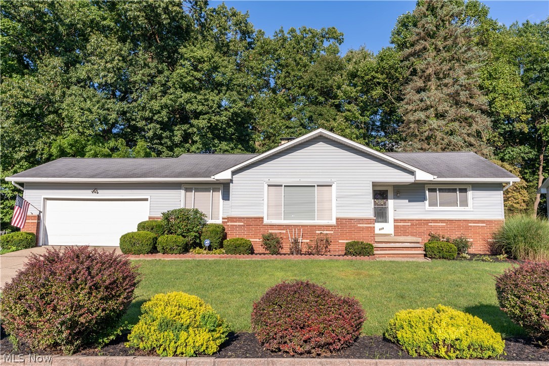 Welcome home to 509 Winfield Way. This immaculate ranch offers seclusion, yet is centrally located to many amenities, i.e. shopping, parks/rec, highway access, downtown Akron. The home includes in roughly 1600 square feet, three bedrooms, two full baths and partially finished basement (635 square feet). The first level includes the living space with a gas stone fireplace and beautiful built-ins, adjoined by the formal dining area. The kitchen has been updated and offers tons of cabinetry and counter space. The family room is located right off of the kitchen overlooking the wooded lot and backyard. Amble amount of natural sunlight throughout. Quality materials used throughout and impeccably maintained. Continuing onto the bedrooms, we have three generous sized bedrooms, with hardwood flooring and they share full bath. Lower level includes finished rec room, wood burning fireplace, built-in bar and large office with built-ins. Exterior features include two-tier deck, patio and storage sh