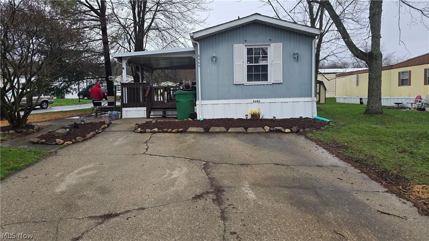 Tucked on a desirable corner lot in Maple Del Manor, this beautifully updated single-wide manufactured home offers comfort and convenience in equal measure. Featuring 2 bedrooms thoughtfully positioned on opposite ends for added privacy, each with its own full bathroom, this home is perfect for flexible living. Enjoy abundant storage throughout, a bright and welcoming layout, and step outside to a lovely deck—ideal for relaxing or entertaining. Located in Ravenna, this home is move-in ready and waiting for its next chapter.