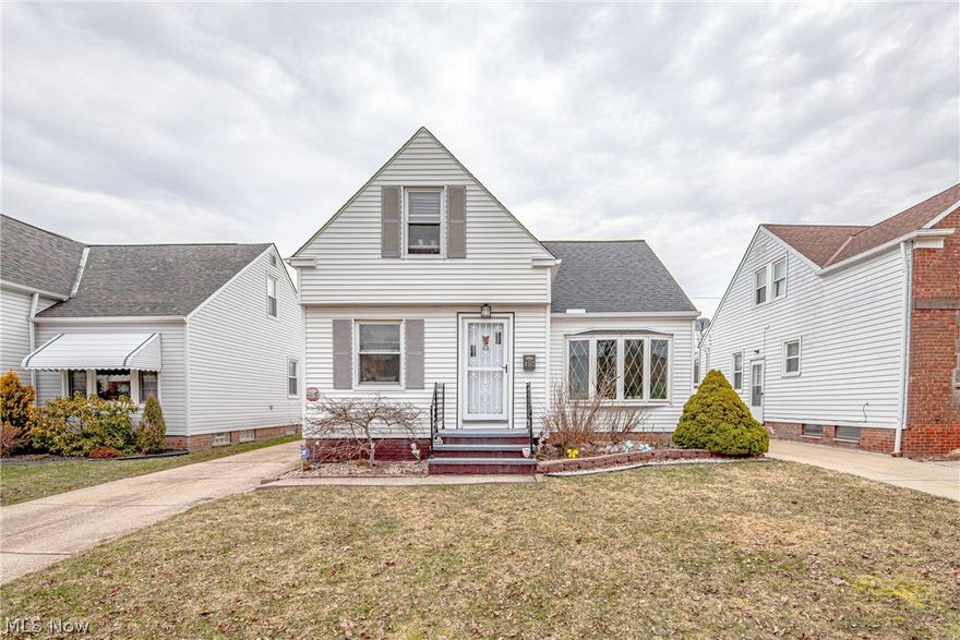 Make yourself right at home in this meticulously maintained cape cod located in South Euclid! 
This home features 3 spacious bedrooms and plenty of closet space for all your storage needs! 3 full bathrooms and a sun room that flows out to the spacious deck just perfect for all the summertime backyard BBQ’s. Downstairs, a Full Finished Basement. Truly a great value you'd be proud to own! Not to mention it is conveniently located just minutes from your favorite restaurants, shops, and more. The seller is including all kitchen appliances along with 1 year Home Warranty. Make this your new home!