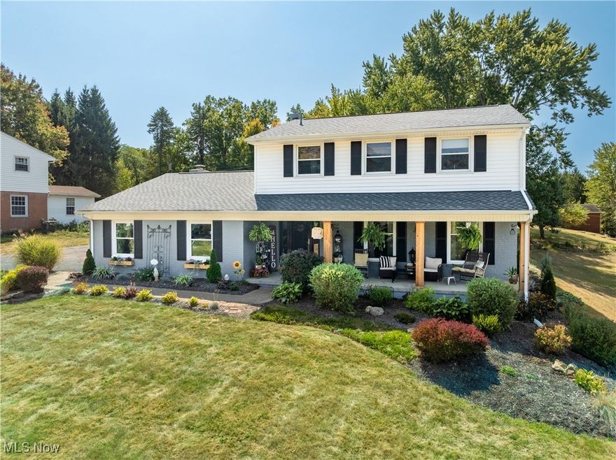 Beautiful Colonial in Jackson LSD! Tucked away on a dead-end street, this updated Colonial sits on a spacious 0.46-acre lot and offers over 2,549 sq ft of bright, inviting living space with modern updates throughout. A charming covered front porch welcomes you into the light-filled foyer. From there, step into the spacious great room with a soothing color palette and tall windows. The formal dining room, overlooking the backyard, creates the perfect setting for gatherings and special occasions. The updated kitchen is a standout, featuring crisp white cabinetry with black hardware, a faux copper backsplash, stainless steel appliances, and a large pantry for extra storage. Just off the kitchen, the cozy family room offers a brick fireplace with a mantel, a built-in reading nook with bookshelves, and sliding glass doors that open to the back deck. The backyard is an entertainer’s dream, with immaculate landscaping, a deck, patio, firepit, storage shed, and plenty of green space for activities. A convenient half bath and access to the attached 2-car garage complete the main level. Upstairs, you’ll find four generous bedrooms and two full baths, including the primary suite with a private en-suite featuring a walk-in shower. The finished basement expands your living space with a rec room, a dedicated workout room, a laundry room, and a workbench. Recent updates include a new roof, updated bathroom, exterior paint and updated, and new windows to be installed. Located close to shopping and dining, this home truly has it all. Schedule your private showing today!