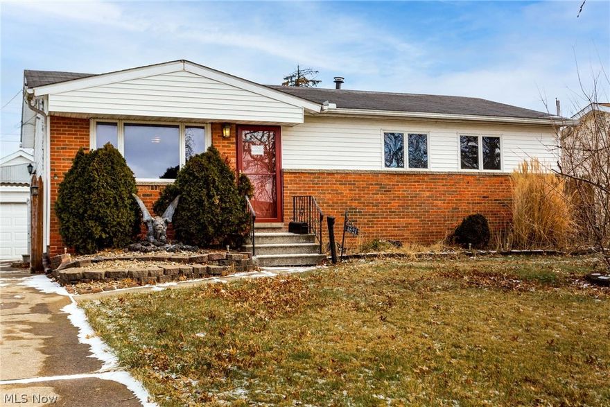 You are going to love this beautifully maintained 3-bedroom ranch with a partially finished basement. Features a large living room with hardwood floors throughout and a family room addition with vaulted ceilings that lead to the back yard through sliding glass doors. All 3 bedrooms are nice size. The Kitchen has granite counters, lots of solid wood cabinets, stainless steel appliances that will be staying and a built-in dishwasher. The basement has a full bath and laundry room with washer and dryer that will also be staying. Furnace and Central Air are only 3 yrs. Old.  It also has a 1.5 car detached garage with electric and a newer roof. Schedule your appointment today, you will not want to miss this one! Being Sold AS IS