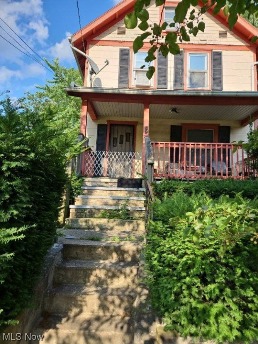 3-Story investment home mainly needs interior rehab.  Roof is is in good condition, age is unknown. Has foundation issues. Plumbing and electrical are in good condition. Currently using wall A/C units but is capable of Central AC.