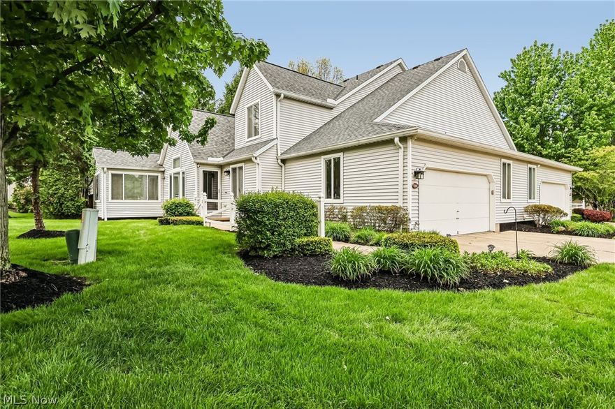 Tucked away on a beautifully landscaped private cul-de-sac lot surrounded by mature trees, this spacious and updated 4-bedroom home offers the perfect blend of comfort, style, and functionality. Located in the highly sought-after Copley-Fairlawn area, this property features an open floor plan with soaring vaulted ceilings, updated paint colors, luxury vinyl flooring, canned lighting, and abundant natural light throughout.

The inviting great room flows seamlessly into the dining room just off the kitchen, creating an ideal layout for both everyday living and entertaining. The kitchen features white cabinetry, breakfast bar seating, and included appliances. The spacious owner’s suite is a true retreat with vaulted ceilings, a private sitting room, deck access, and an ensuite bath complete with dual sinks.

Upstairs, the loft area with skylights provides flexible living space perfect for a home office, reading nook, or additional lounge area. The finished lower level is designed for entertaining with a cozy fireplace, bar area, and ample storage space.

Enjoy outdoor living on the private deck overlooking the scenic, tree-lined setting. With 4 bedrooms, 4 bathrooms, generous living spaces, beautiful landscaping, and a peaceful cul-de-sac location, this home offers exceptional comfort in a wonderful neighborhood close to shopping, dining, parks, and highway access.