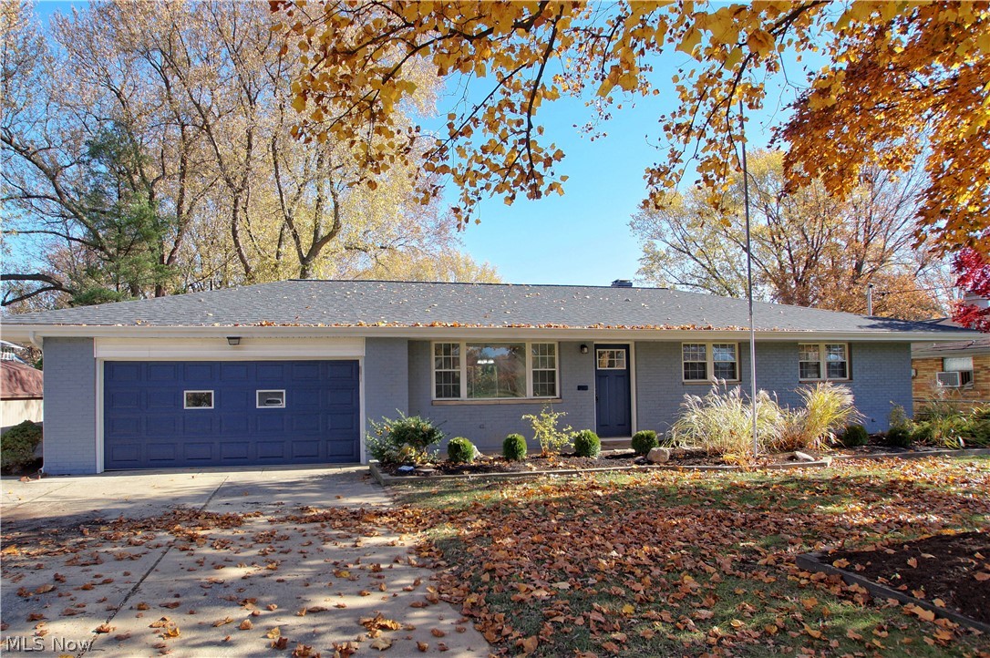 Rare~Renovated~Ranch~One of a kind stunner with family room addition! Fantastic large and private yard with fencing and shed and quick freeway, shopping, beaches, parks, Civic Center, Pools and Schools! All brick ranch with extra large drive for parking in a tree lined neighborhood is hard to find! Step inside to this open concept living room with vaulted ceilings, dining area with slider to rear patio and huge yard. There is even a BBQ pad or use as a hot tub pad with existing 220 line. The kitchen is upgraded with all the best materials including built to last cabinetry, tile backsplash, double counter seating areas into living AND family room, SS appliances and granite counters. There is a huge family room off the rear with bump out for office area if needed, stone fireplace and another exit to yard and patio with french doors. Oversized garage with new garage door leads to mud/laundry room and half bath which has all been updated. The owners suite has large closet and private
