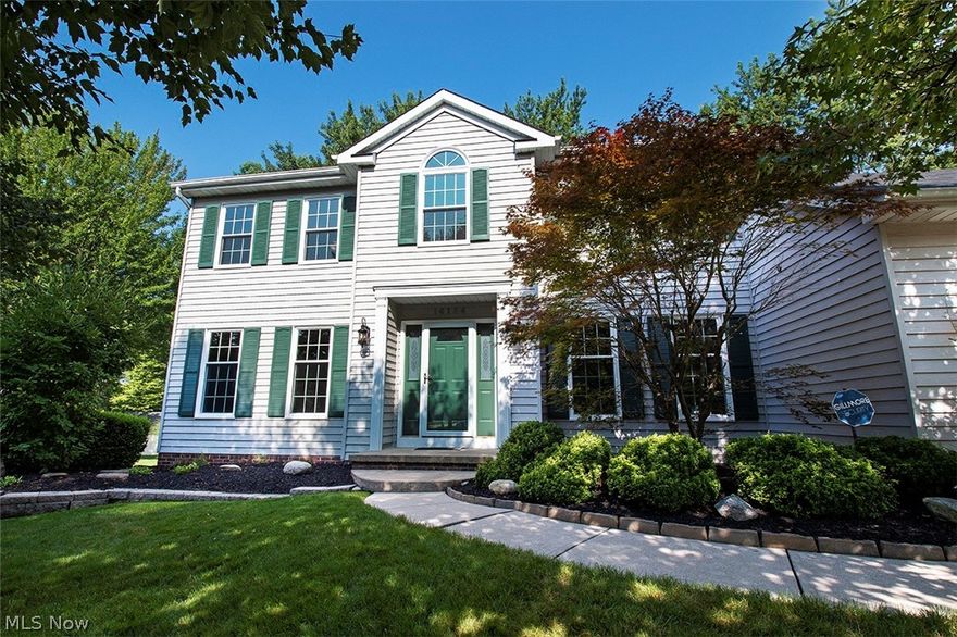 Old world craftsmanship for this custom-built colonial in the highly desirable Ashley Woods development has one of the premier lots: cul-de-sac location, wooded views and backs to HOA common lands. Traditional yet timeless floorplan has 3,110 square feet of finished space across 3 levels. The main level features three distinct living spaces: formal living room, huge family room with fireplace and a private home office, in addition to a spacious eat-in kitchen, dining room, laundry room near garage and access off the kitchen to a newer private deck. Upstairs features 4 bedrooms (all with ceiling fans) and 2 full baths. Master bath with granite and updated hall bath with Corian tops. MBR has 10’ huge walk-in closet and 2 of the 3 bedrooms have 9’ long walk-in closets. The lower-level features a finished open rec room and an adjoining finished area for even more options as well as ample storage in the unfinished area. Meticulous owners have updated (> 37K) the windows (triple-pane, incl.